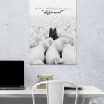 Be Different | Quotes Poster | Single Poster