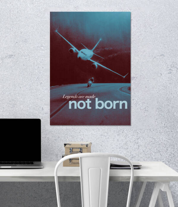 Born to Rise | Quotes Poster | Single Poster