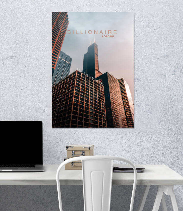 Billionaire | Quotes Poster | Single Poster
