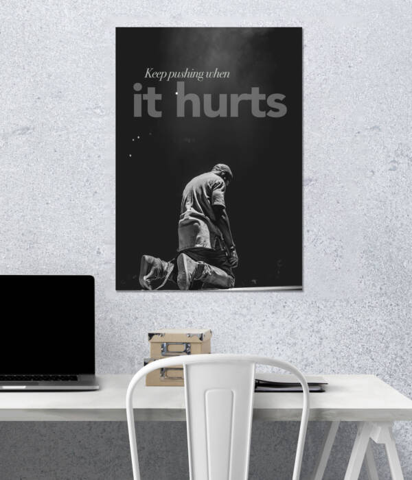 Pain Power | Quotes Poster | Single Poster